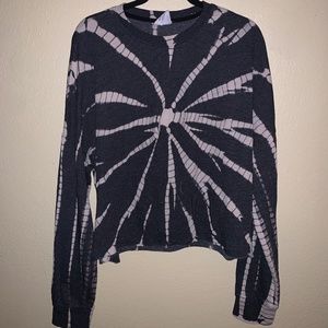 Acid Wash crewneck sweatshirt top